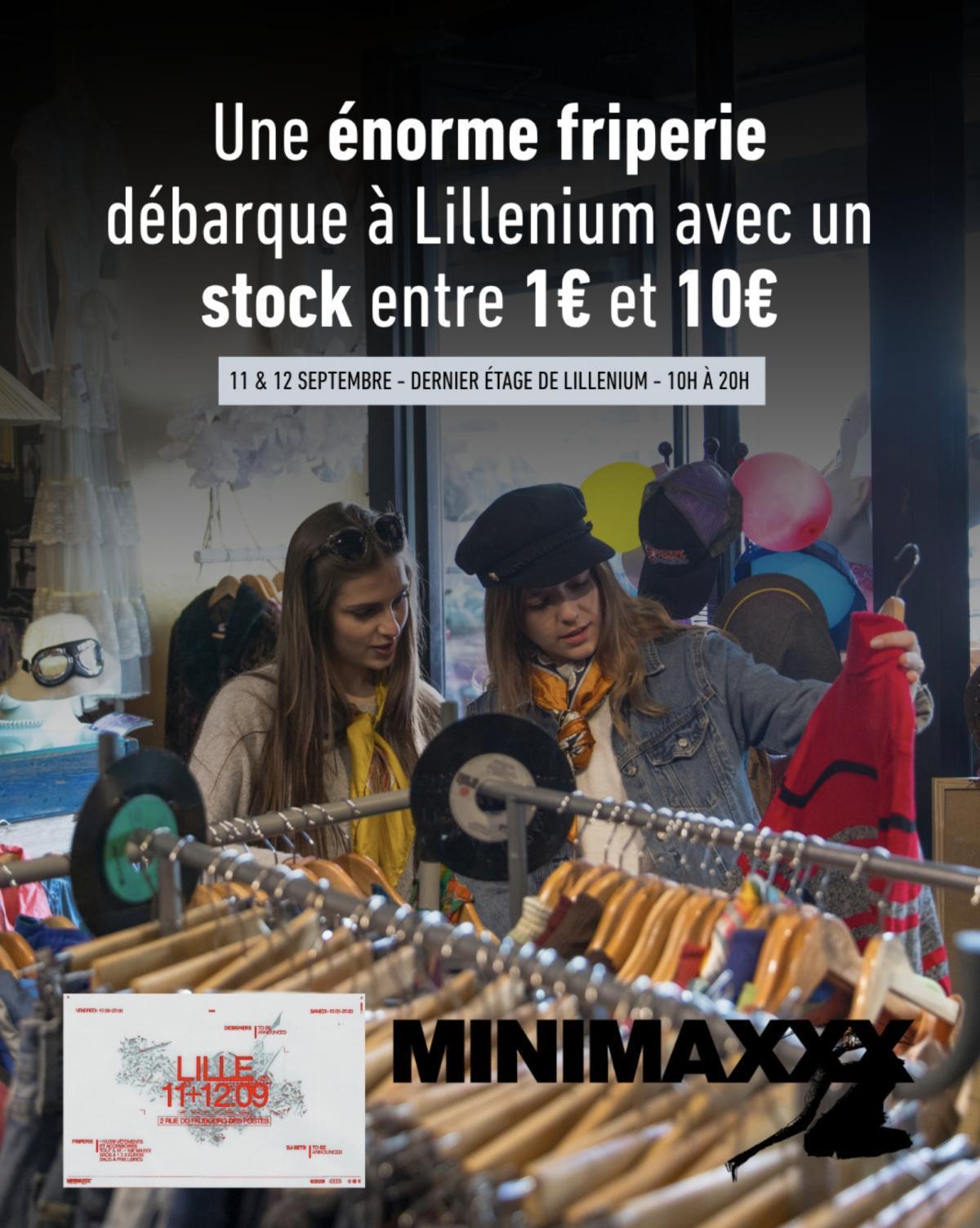 ⭐ Minimaxxx : friperie vintage de 1 à 10€ à Lillenium