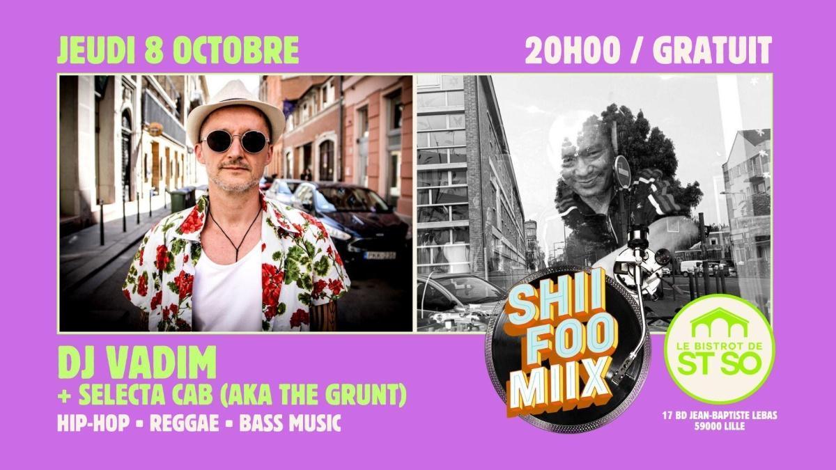 DJ Vadim et Selecta Cab au Bistrot de St So DJ Vadim et Selecta Cab au Bistrot de St So