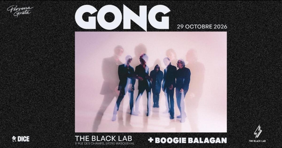 Gong et Boogie Balagan au Black Lab, Wasquehal, 29 octobre 2026