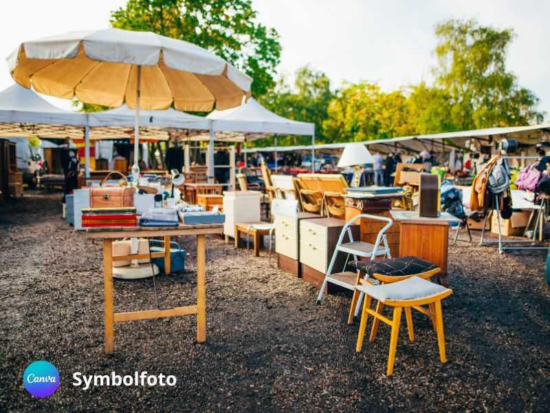 Flohmarkt im Stadtpark Neue Welt Flohmarkt im Stadtpark Neue Welt