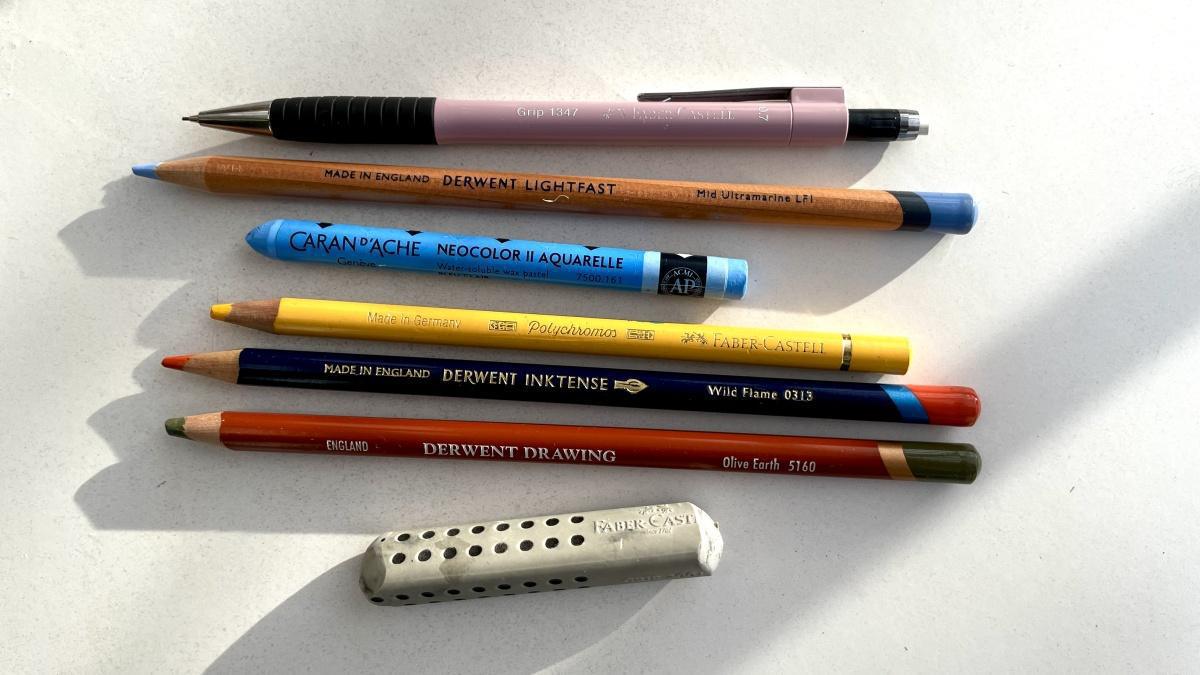 Materialien: Skizzenbuch und Farben Materialien: Skizzenbuch und Farben