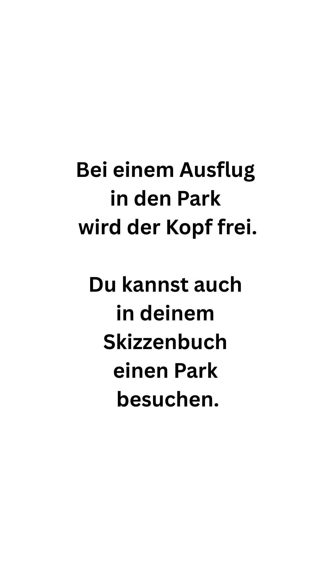 Ausflug in den Park
