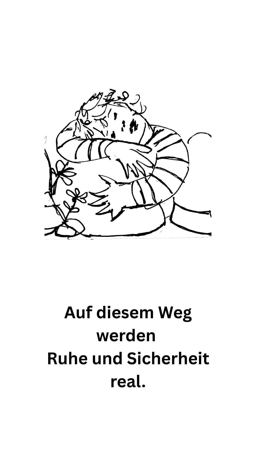 Mit einem Stein ruhiger werden