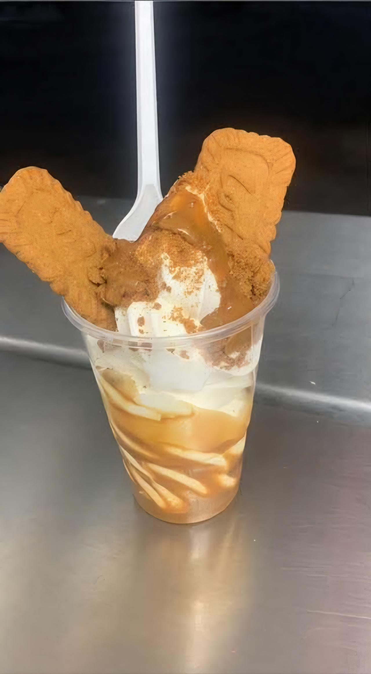 Biscoff knickerbocker glory