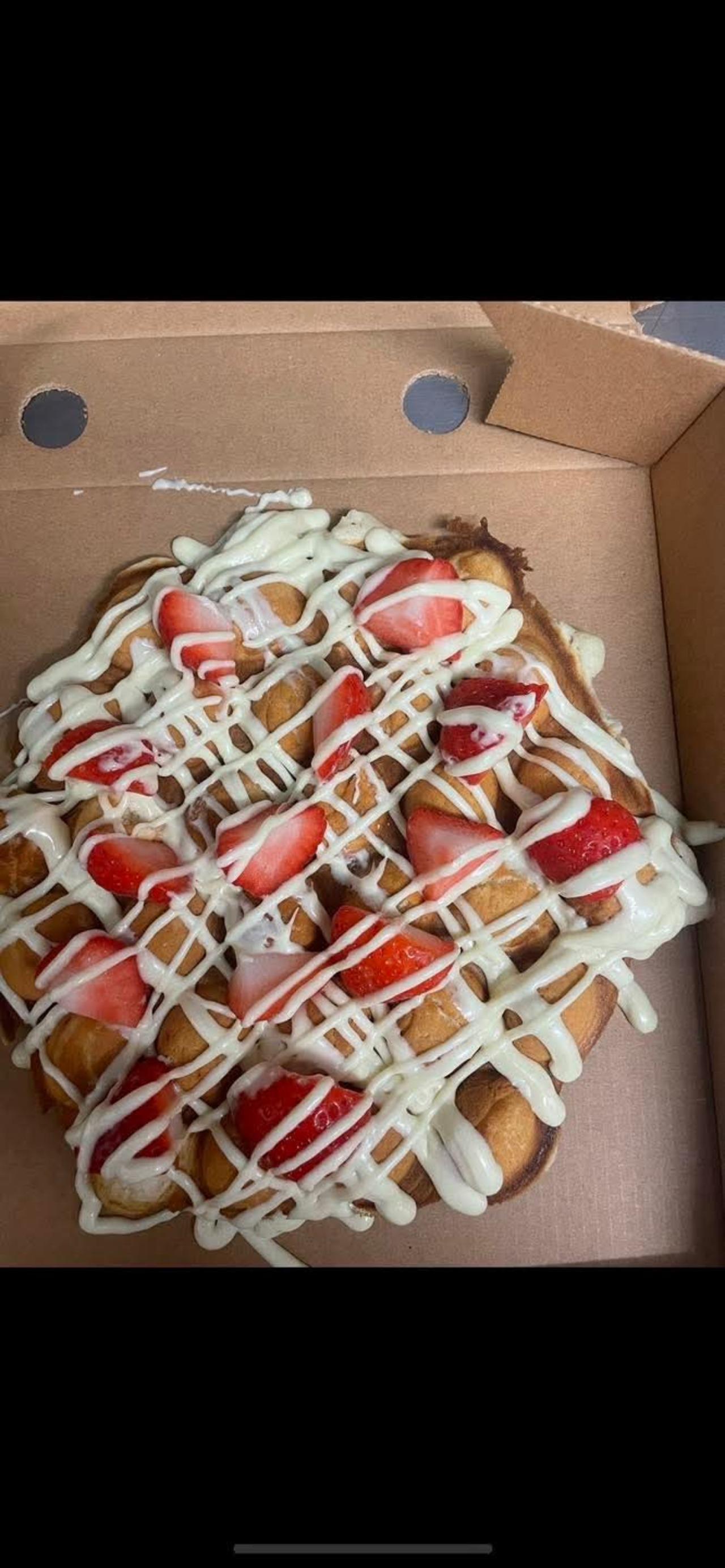 Strawberries and Bueno sauce