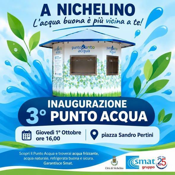 Inaugurazione del 3° Punto Acqua (inizio ore 16:00)