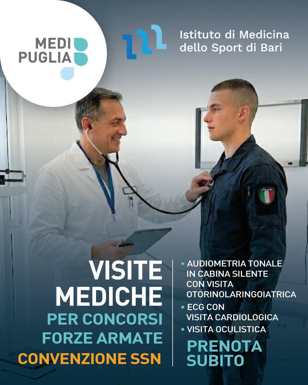 Visite Mediche per 𝗖𝗼𝗻𝗰𝗼𝗿𝘀𝗶 𝗙𝗼𝗿𝘇𝗲 𝗔𝗿𝗺𝗮𝘁𝗲