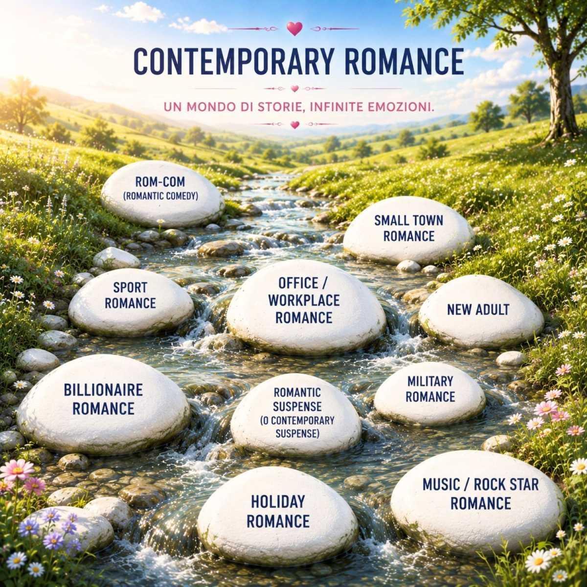Le diverse sfumature del Contemporary Romance
