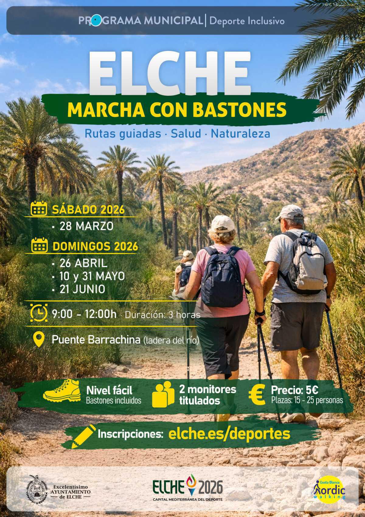 Marcha con bastones