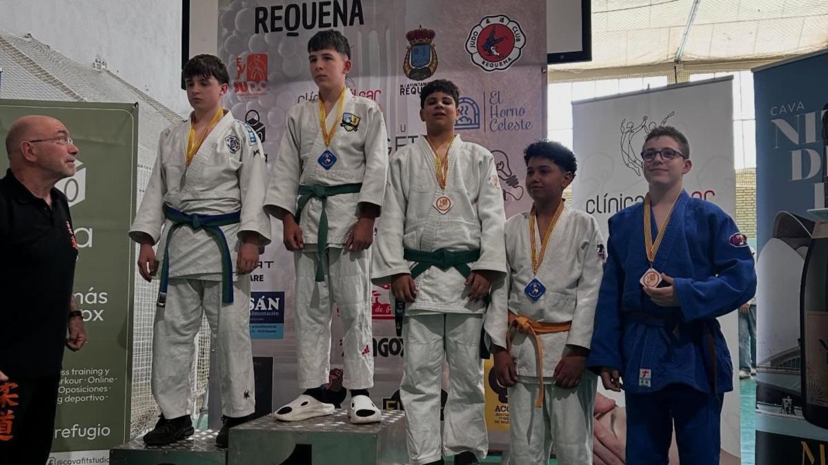 El Club Deportivo Algar regresa de Requena con seis medallas en la Copa Federación de judo