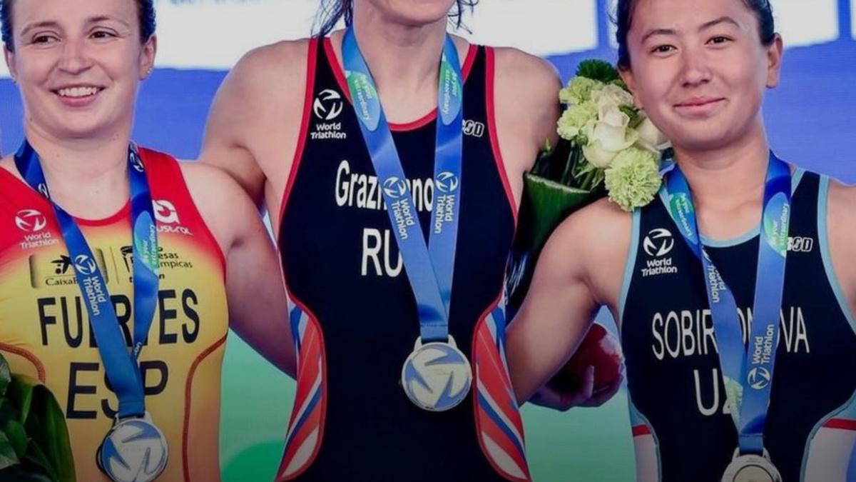 María Fuertes logra la plata en la Copa del Mundo de Paratriatlón en Samarkand