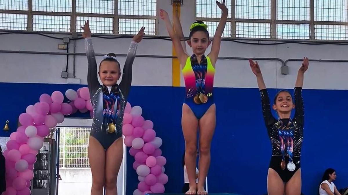 Las gimnastas del Club Gelx brillan en el Campeonato Provincial de Alicante de Gimnasia Artística