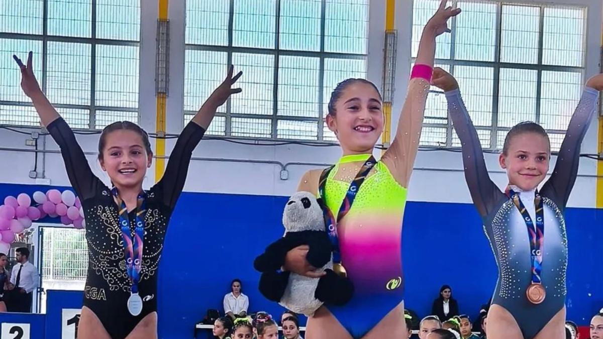 Las gimnastas del Club Gelx brillan en el Campeonato Provincial de Alicante de Gimnasia Artística