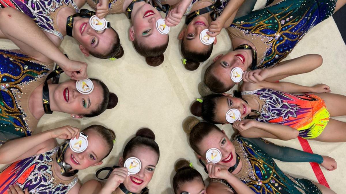 Los conjuntos del Club Chamara brillan en el Torneo Almerigym de Almería