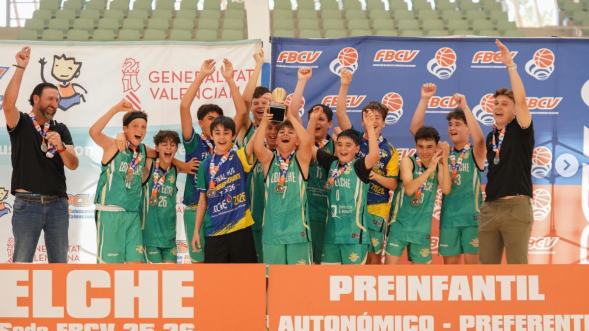 El equipo pre-infantil del CB Ilicitano se proclama campeón autonómico El equipo pre-infantil del CB Ilicitano se proclama campeón autonómico