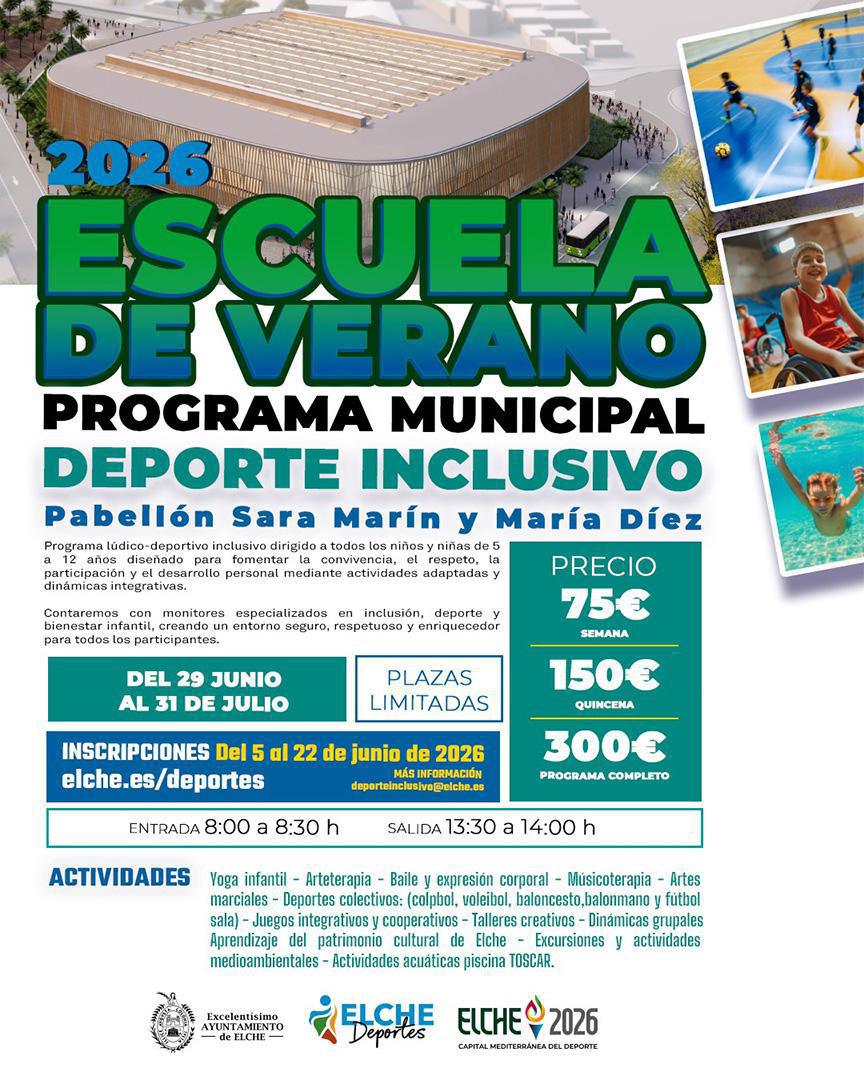 El Ayuntamiento organiza por primera vez la Escuela de Verano Inclusiva para niños de 5 a 12 años
