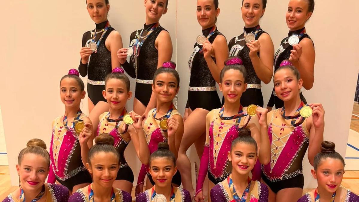 El Club Deportivo Algar lleva 22 gimnastas al Autonómico del Trofeo Federación Básico de Gimnasia Artística tras arrasar en el Provincial