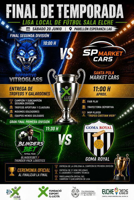 FÚTBOL SALA: Finales Ligas locales 