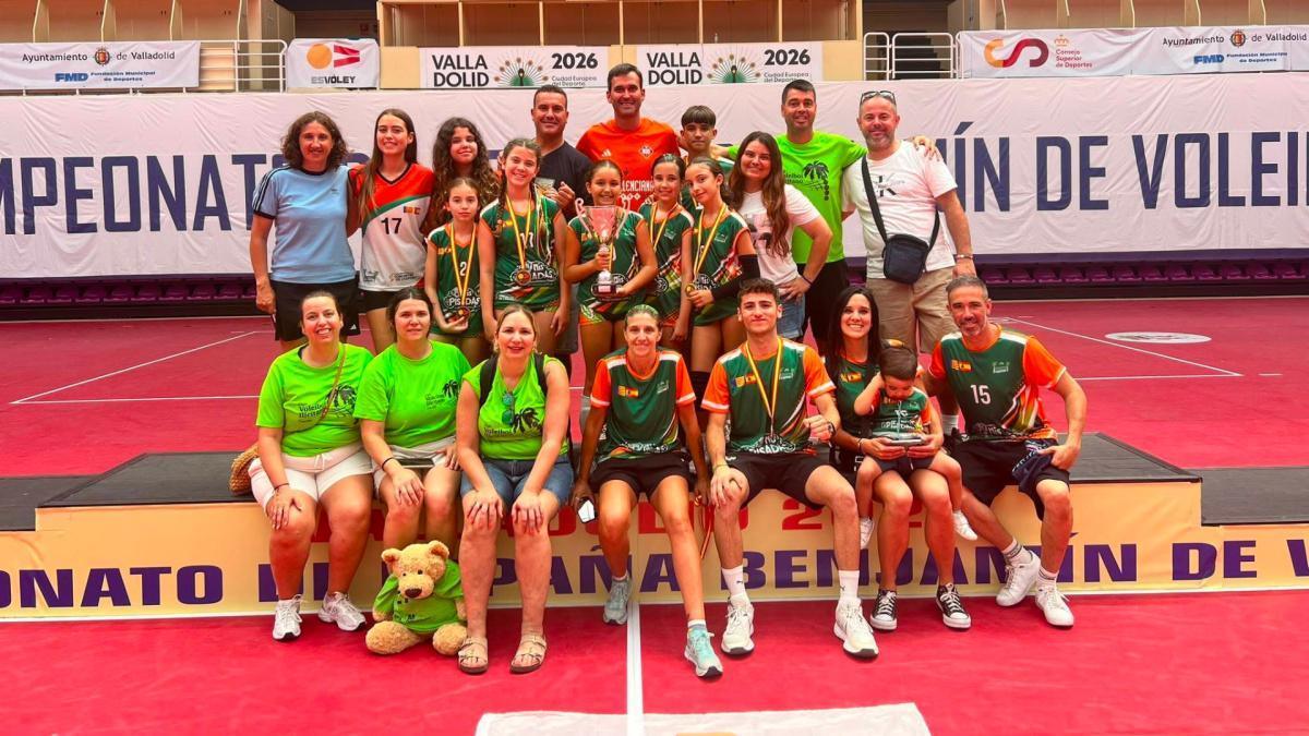 El Club Voleibol Ilicitano Carrús se proclama campeón de España de voleibol benjamín en Valladolid