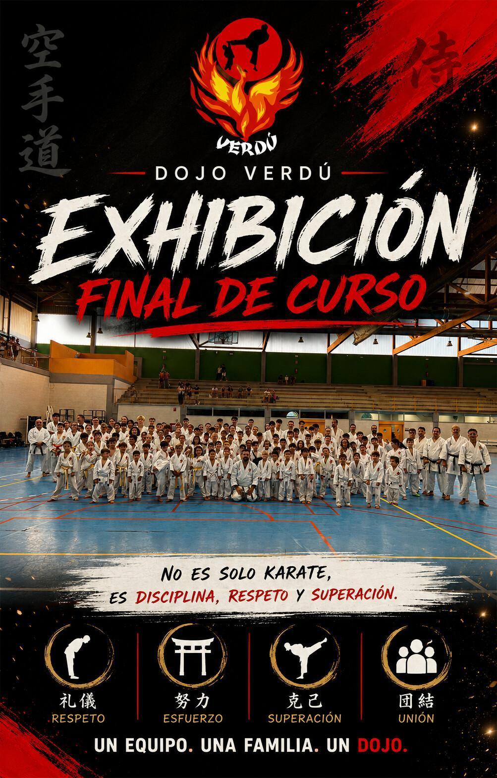 Exhibición final de temporada 2025-2026 del Club de Karate Antonio Miguel Verdú