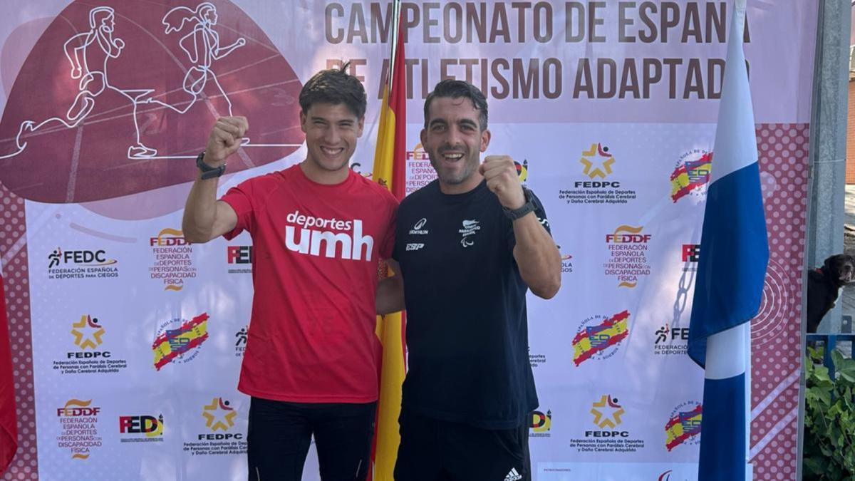 El ilicitano Héctor Martín de Miguel se proclama triple campeón de España de atletismo adaptado con tres récords nacionales en Madrid