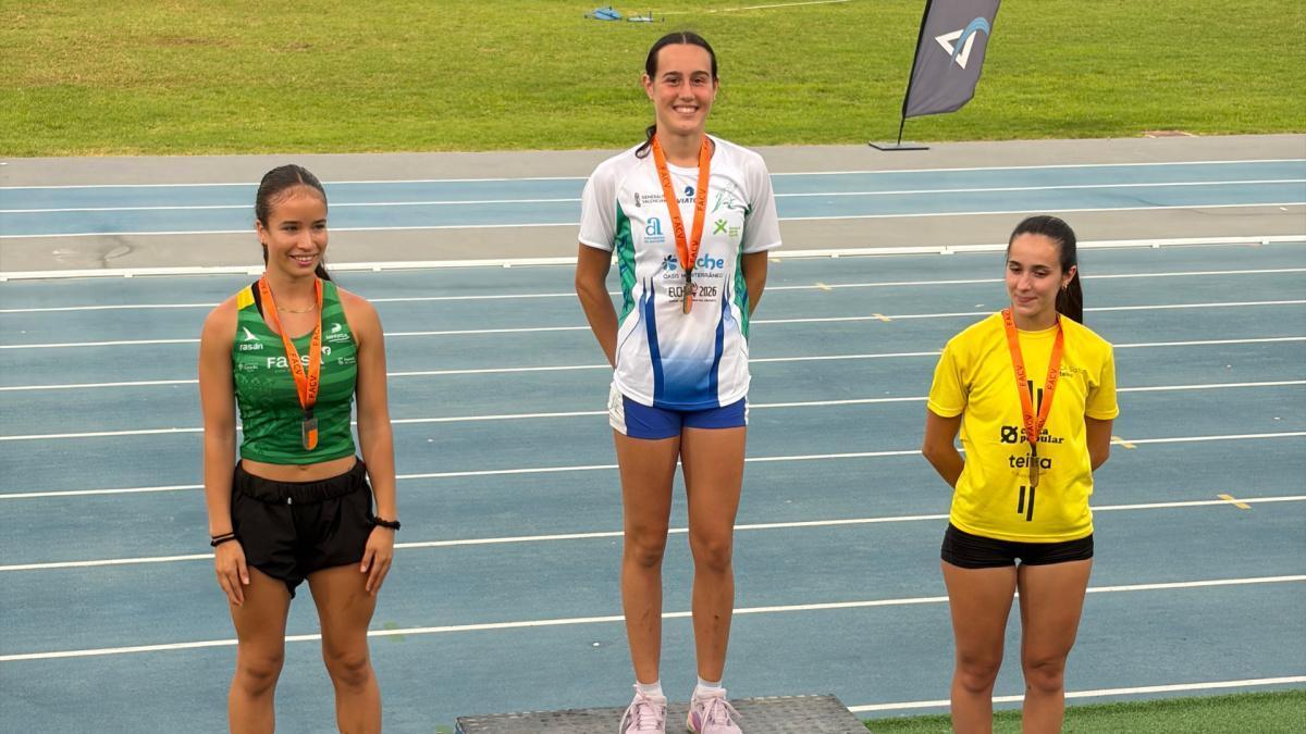 El Club Juventud Atlética Elche logra dos títulos y cuatro medallas en el Campeonato Autonómico Absoluto de Atletismo de Alicante El Club Juventud Atlética Elche logra dos títulos y cuatro medallas en el Campeonato Autonómico Absoluto de Atletismo de Alicante