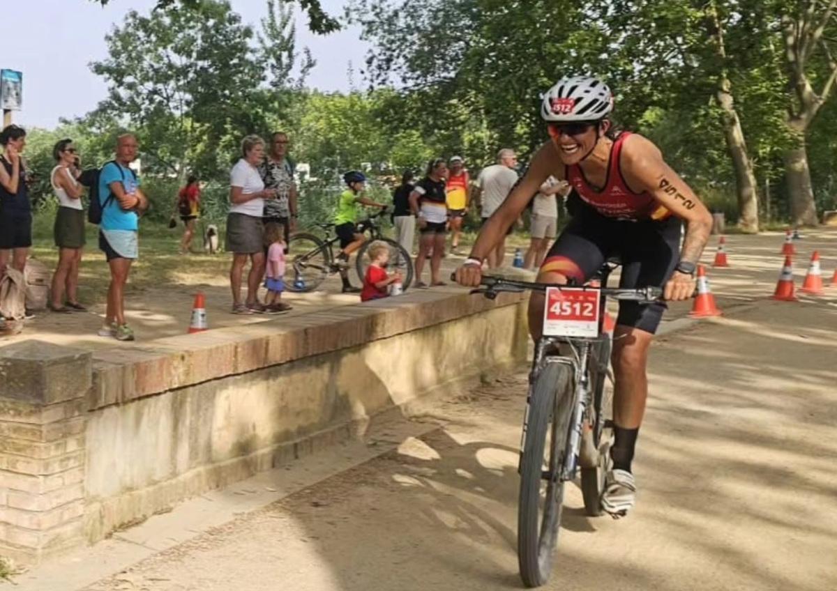 Maje Sánchez logra la plata en el Campeonato de Europa de Triatlón Cross y Duatlón Cross en Banyoles
