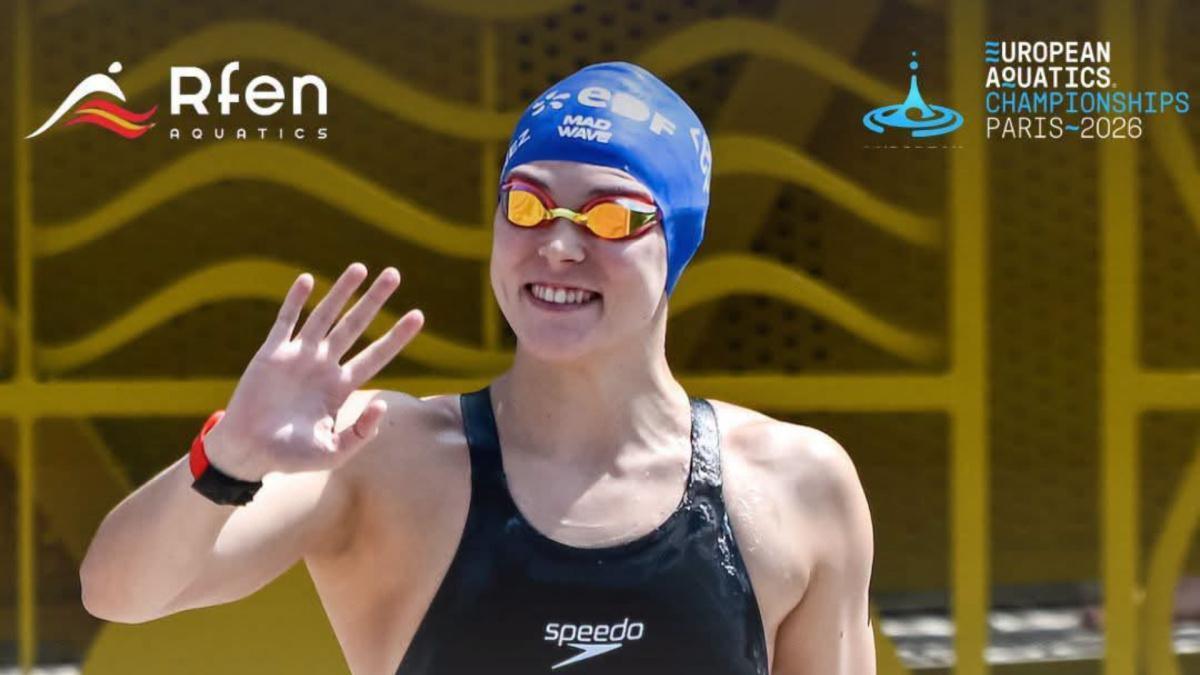 Ángela Martínez finaliza quinta en el Campeonato de Europa de aguas abiertas en el Sena