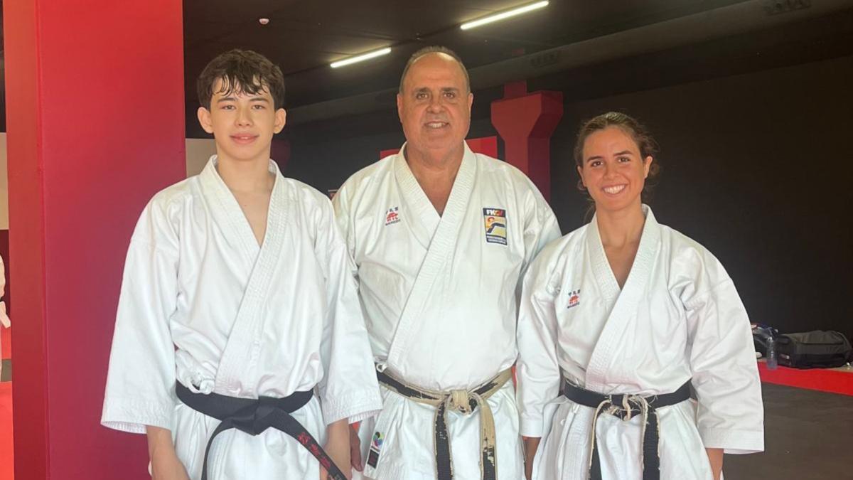 Tres karatecas del Club Chazarra participan en la concentración de tecnificación y PED de la Federación de Karate de la Comunitat Valenciana