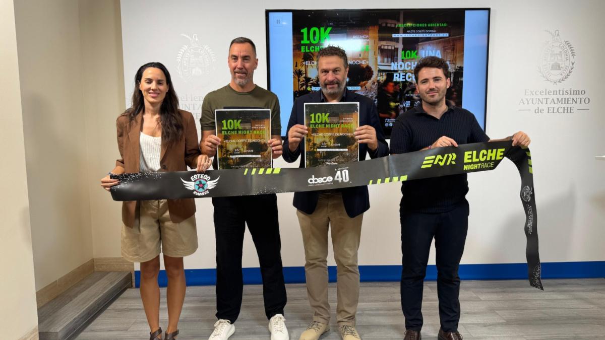 La Elche Night Race abre este domingo las inscripciones para su sexta edición, que estrena recorrido y apuesta por los 10K como única distancia
