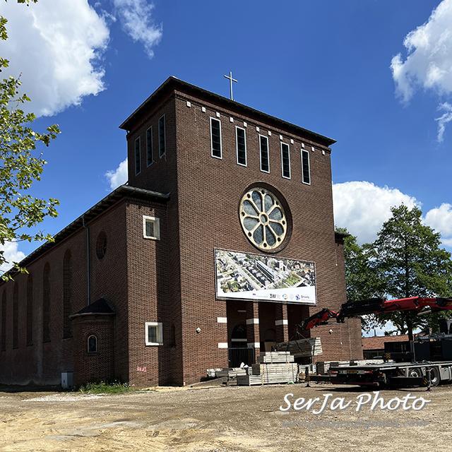 Verstevigen kerk in Nieuwdorp in volle gang Verstevigen kerk in Nieuwdorp in volle gang