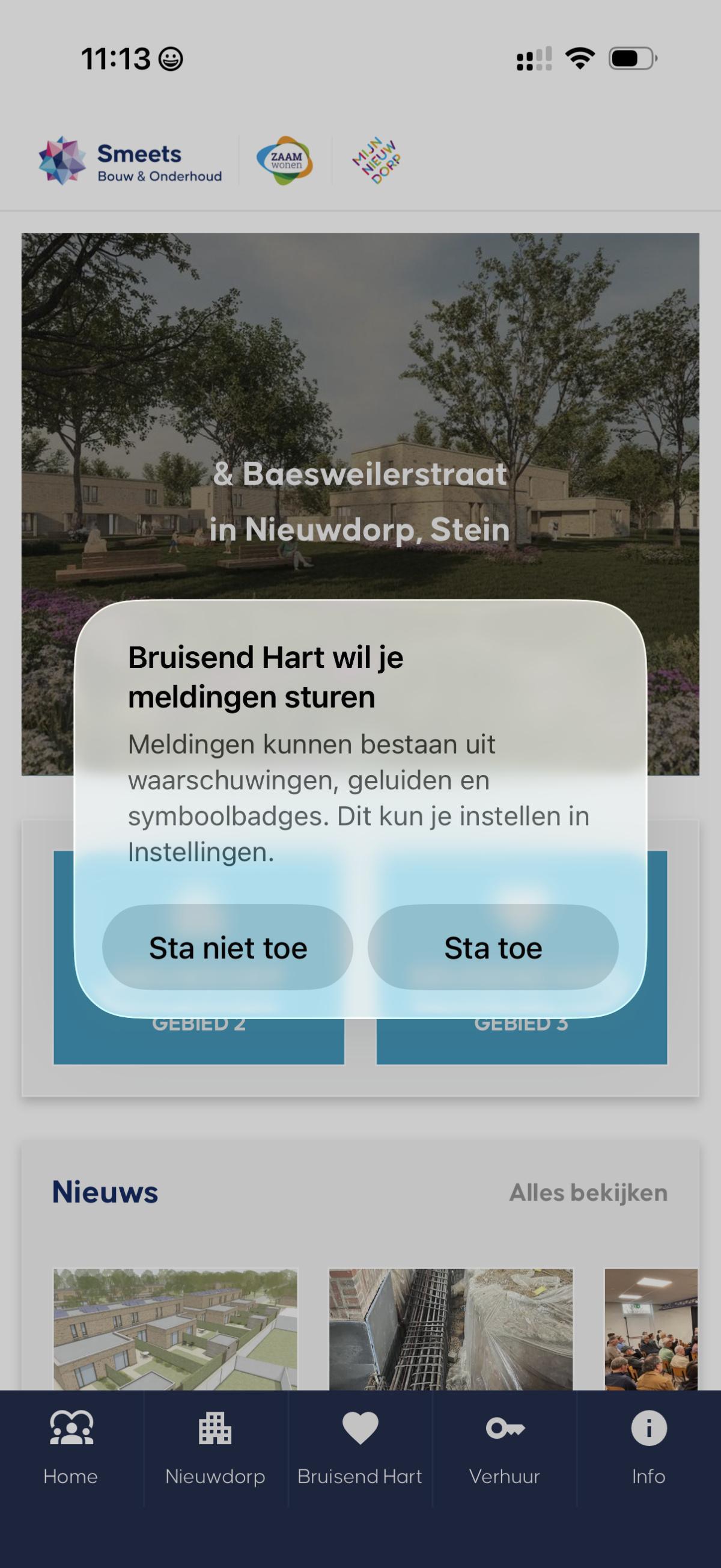 Informatie pushmeldingen Informatie pushmeldingen