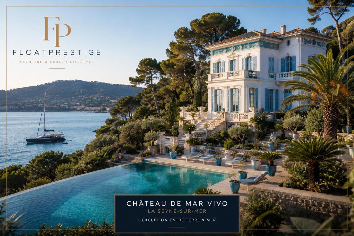 Château de Mar Vivo : un joyau d’exception entre terre et mer à La Seyne-sur-Mer Château de Mar Vivo : un joyau d’exception entre terre et mer à La Seyne-sur-Mer