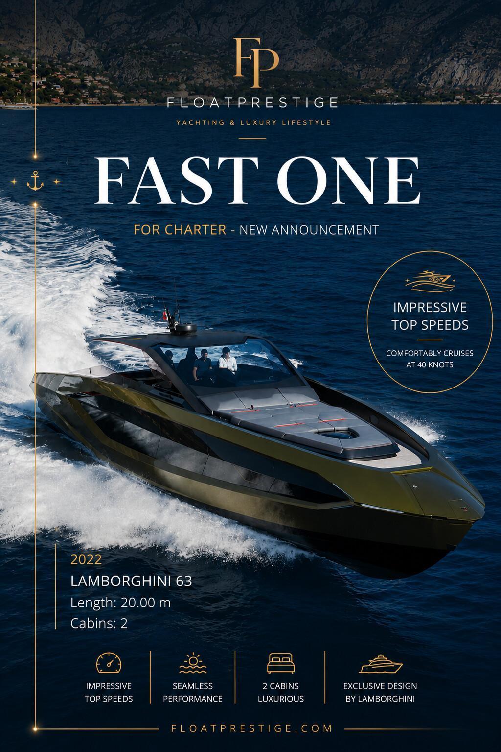 FAST ONE – Lamborghini 63 FAST ONE – Lamborghini 63