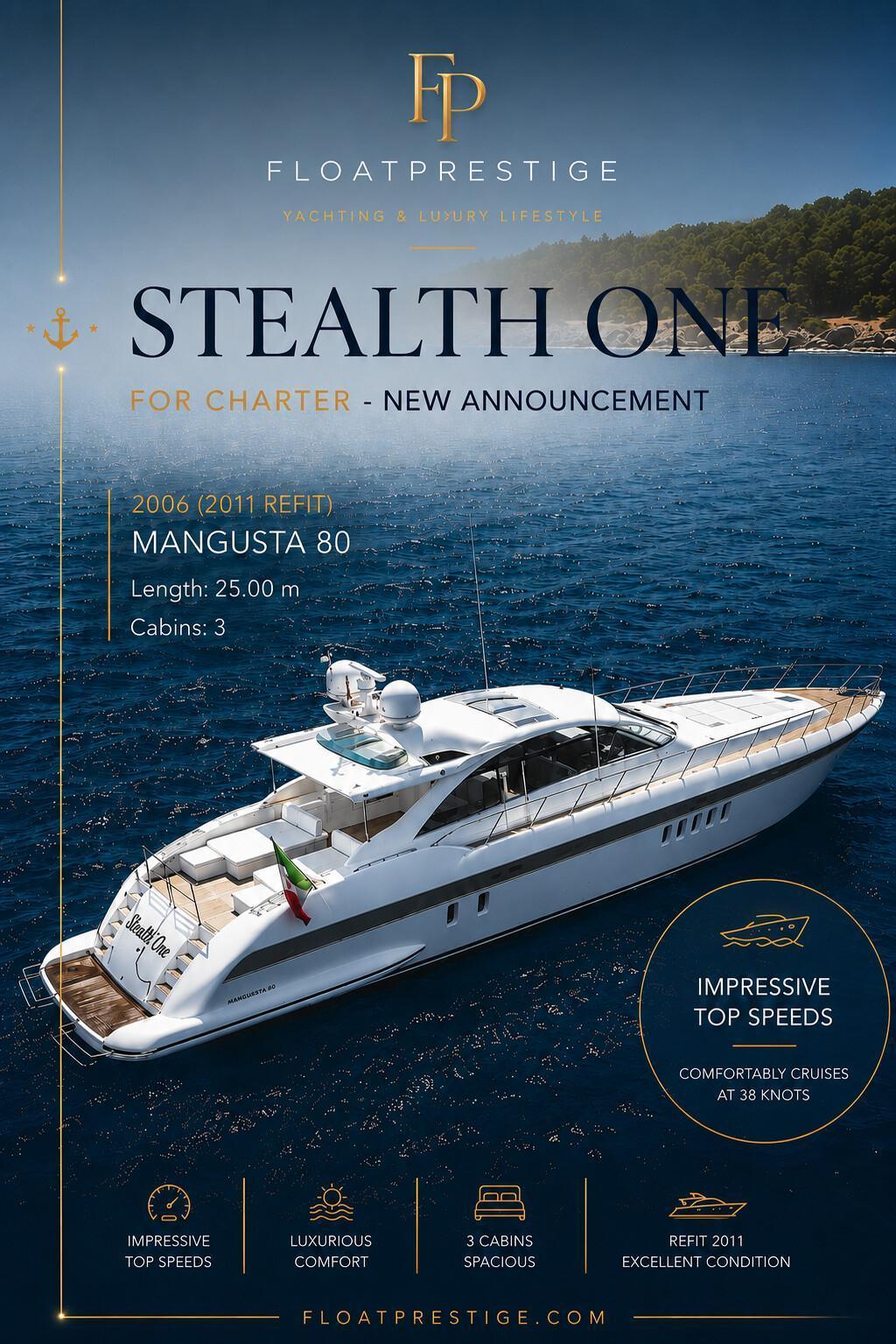 STEALTH ONE – Mangusta 80