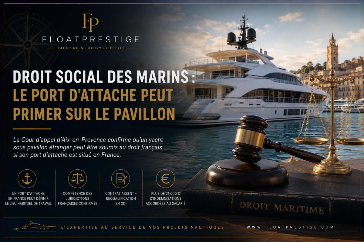 Pavillon étranger… mais droit français ?