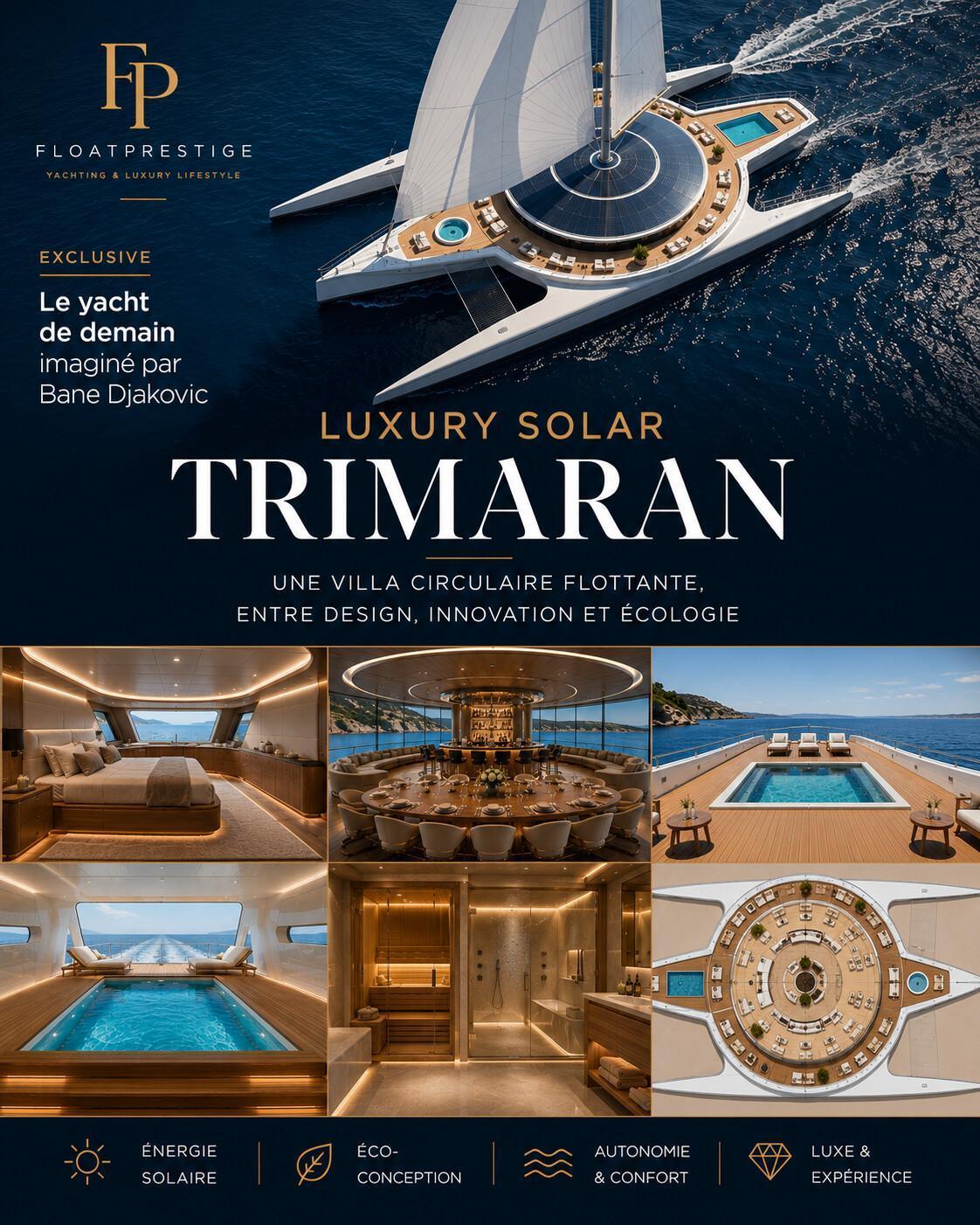 Le Luxury Solar Trimaran