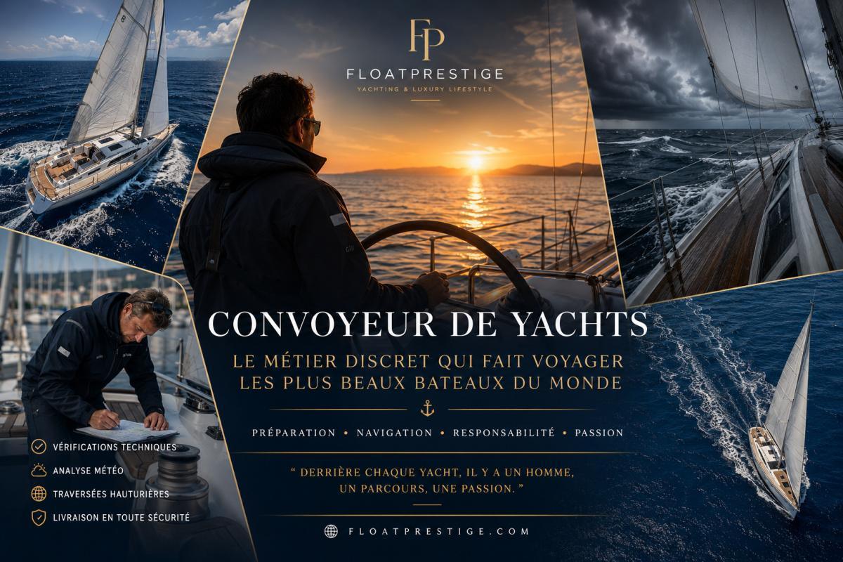Convoyeur de yachts : le métier discret qui fait voyager les plus beaux bateaux du monde