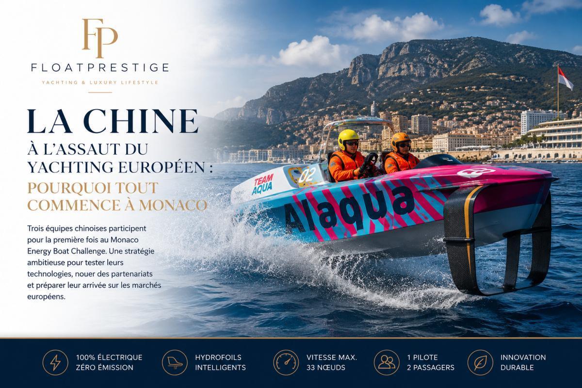 La Chine à l'assaut du yachting européen : pourquoi tout commence à Monaco ?