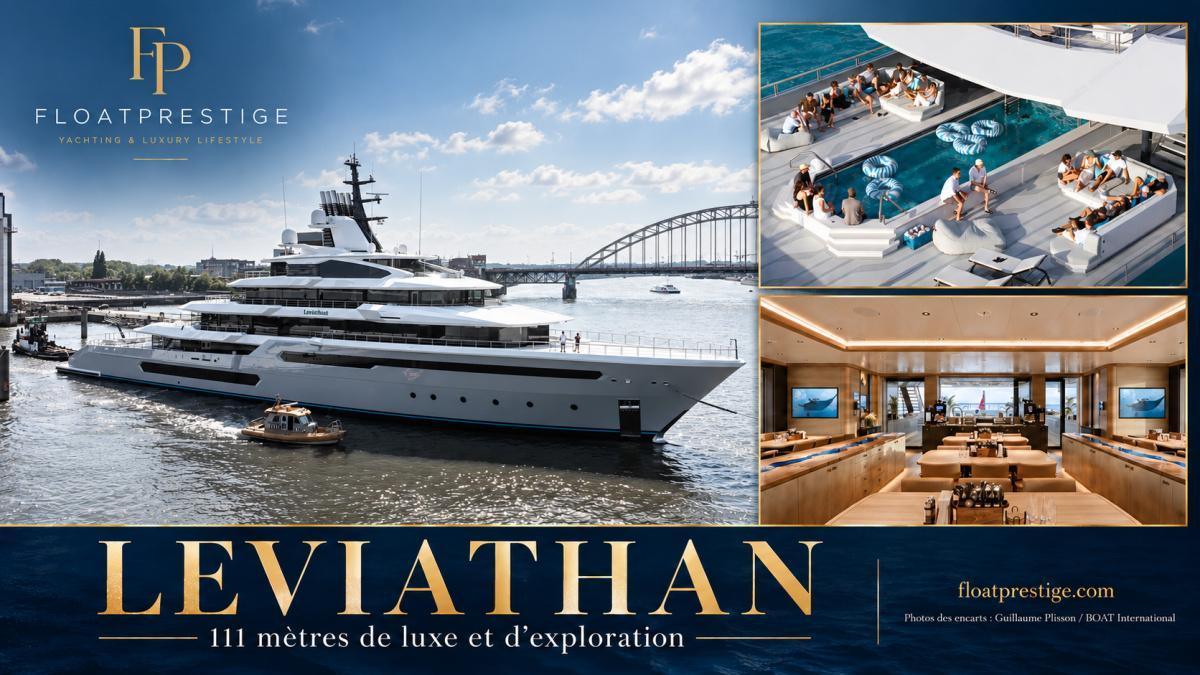 LEVIATHAN : le yacht de 111 mètres de Gabe Newell qui réinvente la vie à bord