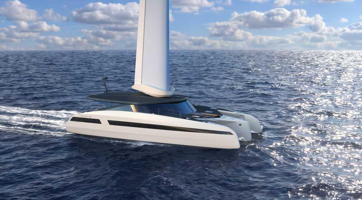 MODX58 : le trimaran 100% électrique et solaire