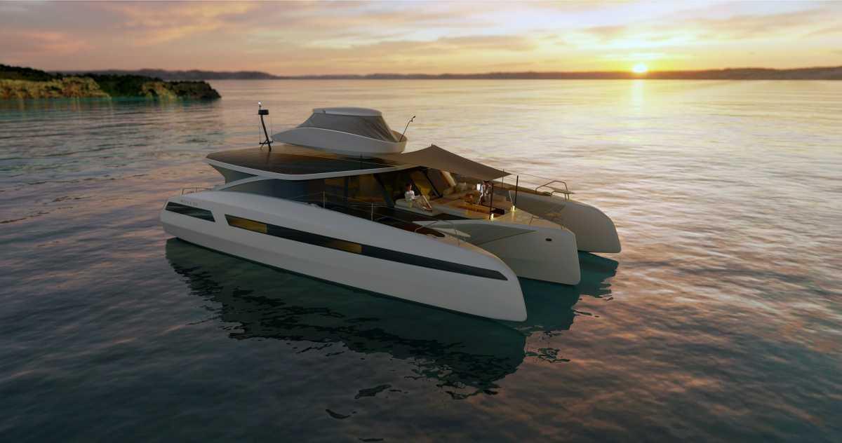 MODX58 : le trimaran 100% électrique et solaire