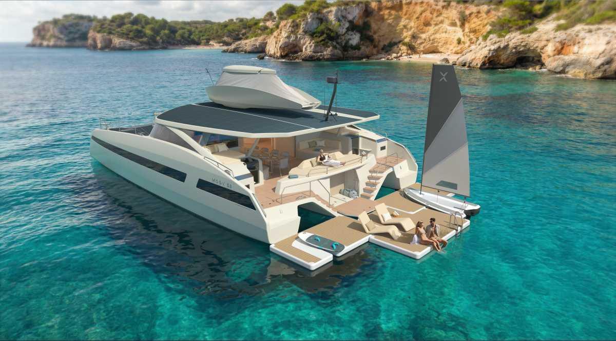 MODX58 : le trimaran 100% électrique et solaire