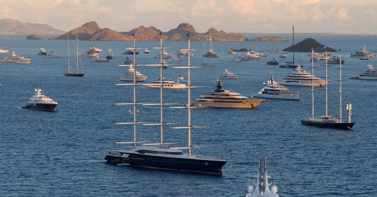 Nouvel An à Saint-Barth : le rendez-vous spectaculaire des plus grands yachts du monde