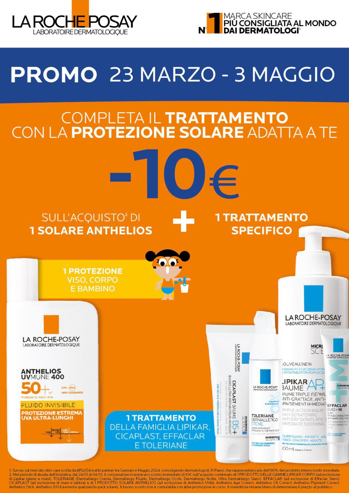 10€ LA ROCHE POSAY 10€ LA ROCHE POSAY