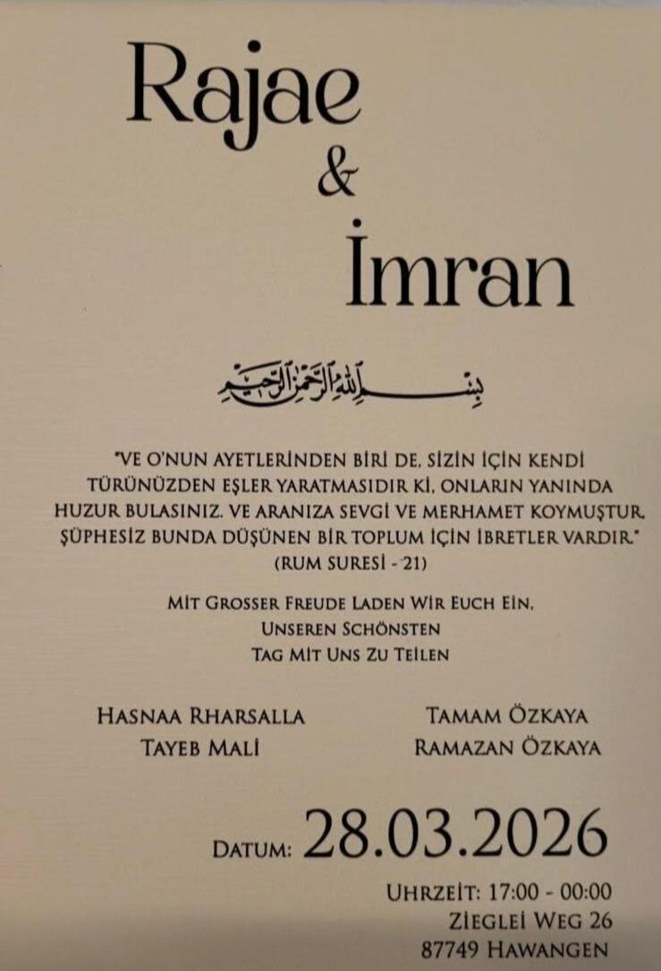 Düğün Rajae & Imran