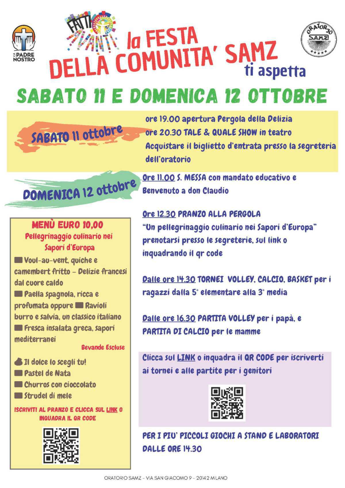 FESTA DELL'ORATORIO 2025