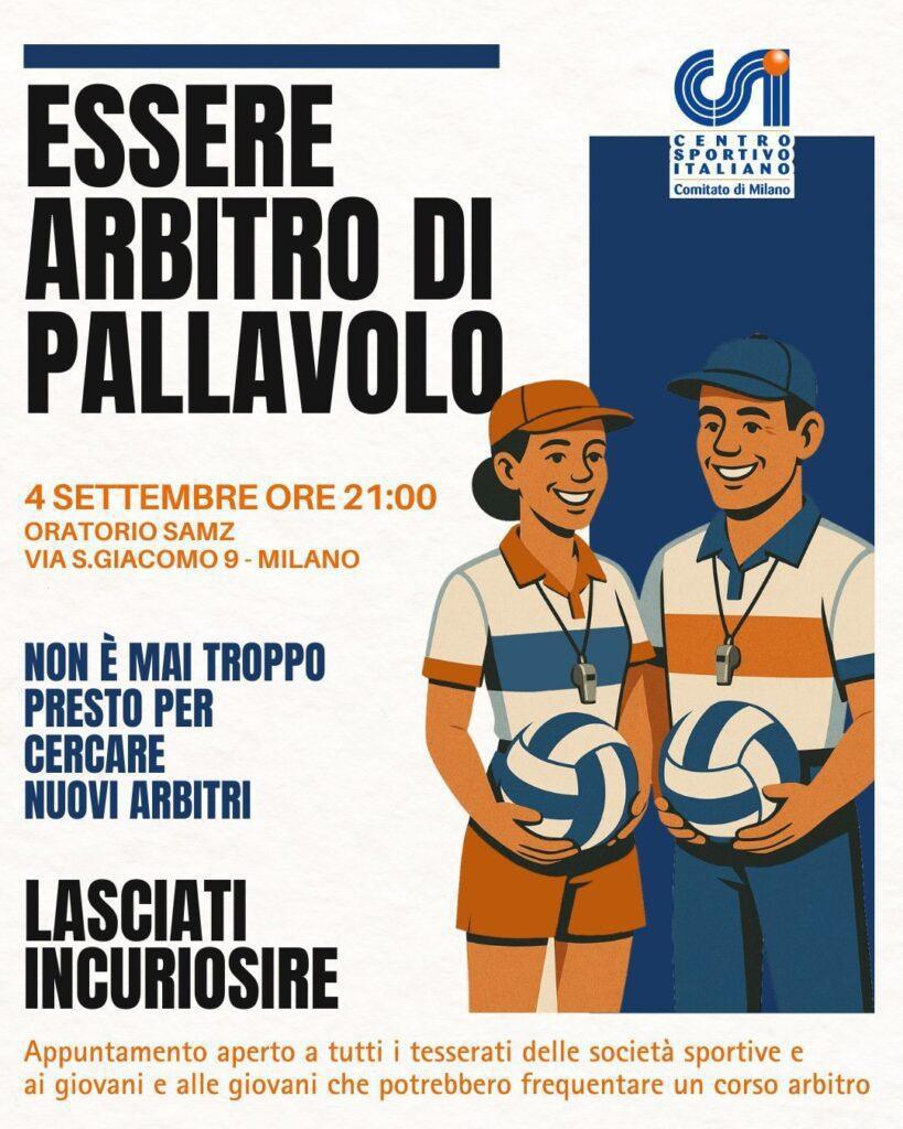 Essere arbitro di pallavolo