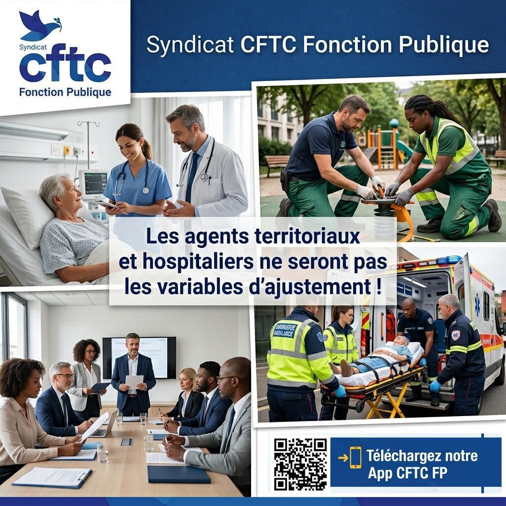 Les agents territoriaux et hospitaliers ne seront pas les variables d'ajustement !