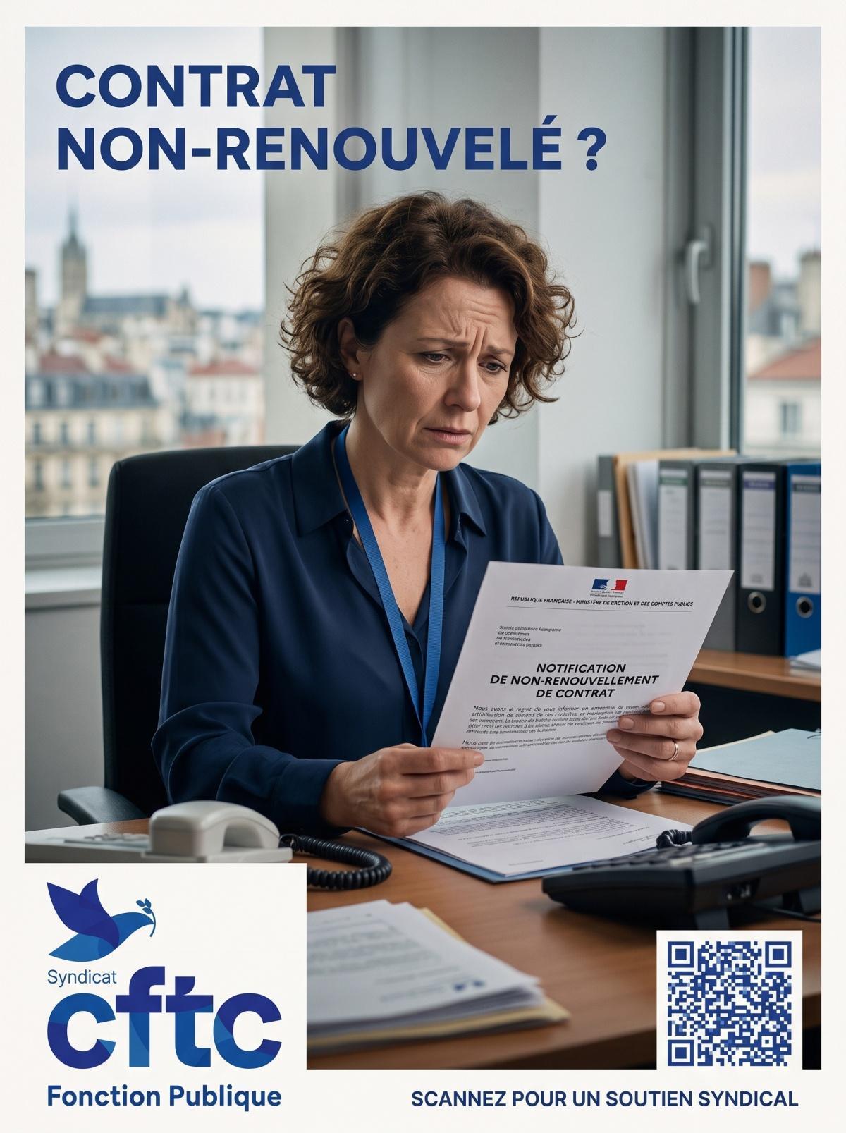 Fin de contrat des agents contractuels Fin de contrat des agents contractuels